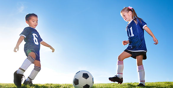 Mission Statement - small children playing soccer